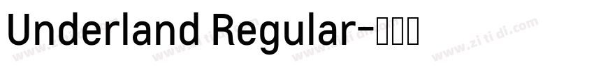 Underland Regular字体转换